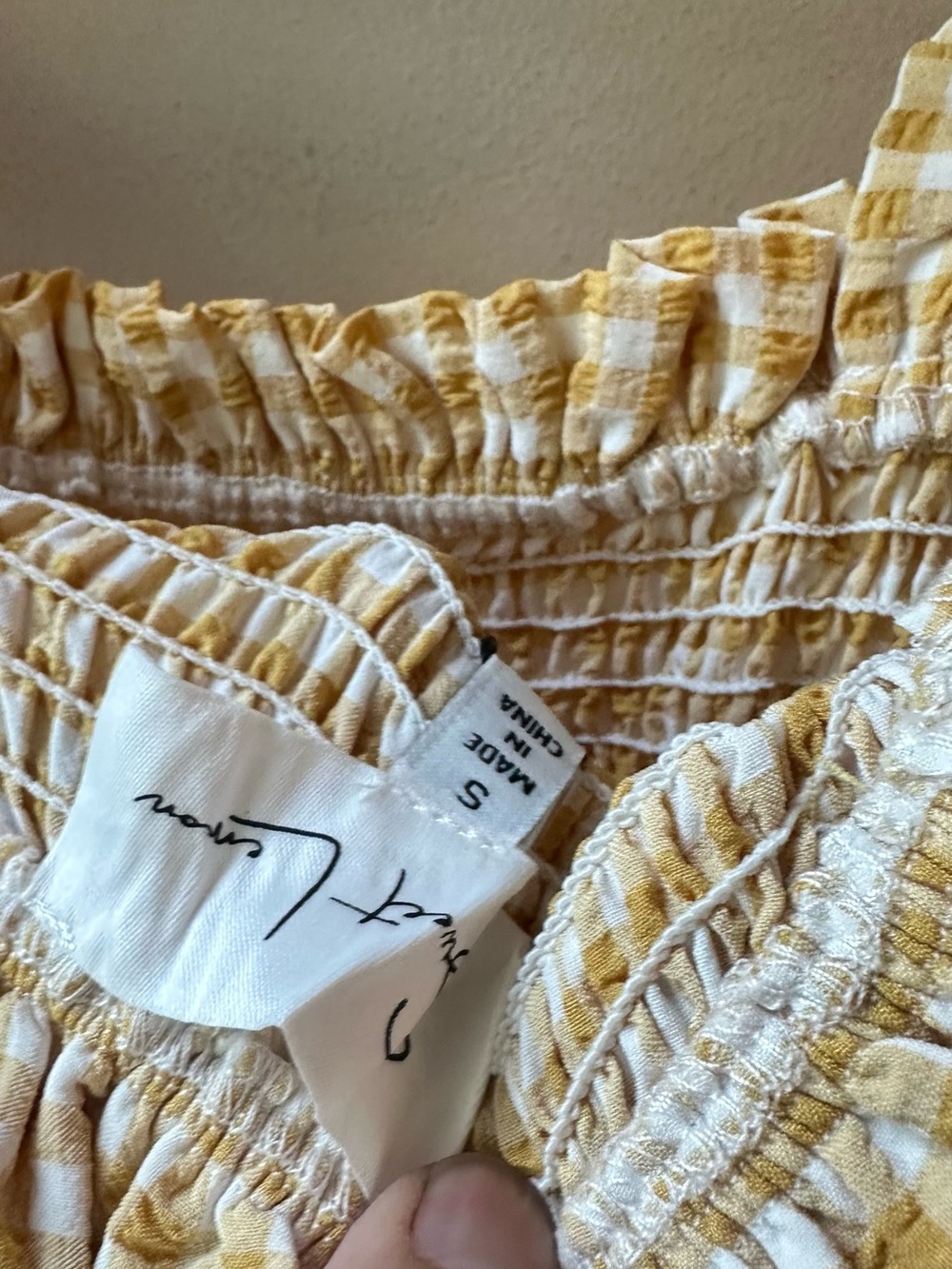 Sweet lemon Picnic Pop Gingham Mini Dress - Picture 7 of 10